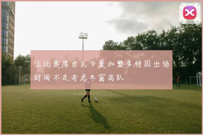 法比奥席尔瓦今夏加盟多特因出场时间不足考虑冬窗离队